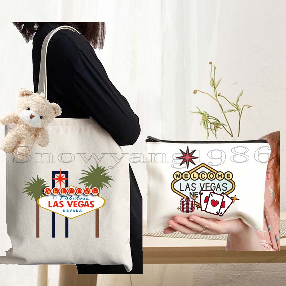 Luxury Bags New York - 3 Bolsos de Mano de Lona