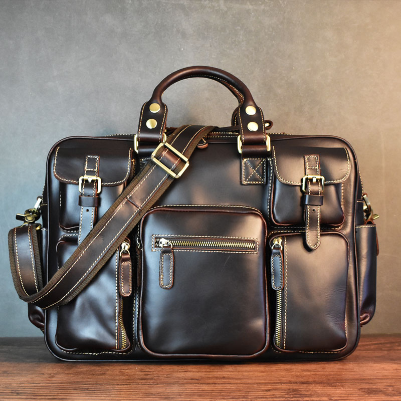 Luxury Bags Luggage - Bolsos de hombro negros Vintage para
