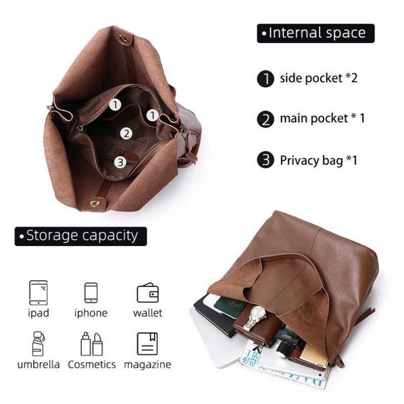 Bolso Tote de Cuero Vacuno de  - Luxury Bags Shopping reseña y precio
