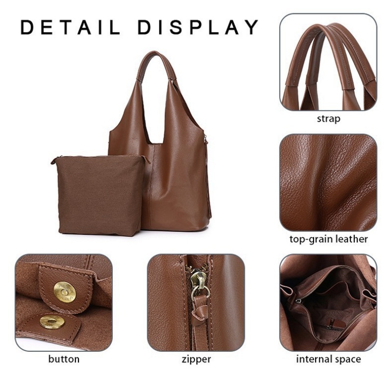 Bolso Tote de Cuero Vacuno de  - Luxury Bags Shopping reseña y precio