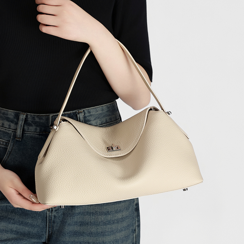 Bolso de Mano de Cuero Genuino - Luxury Bags Shopping reseña y precio