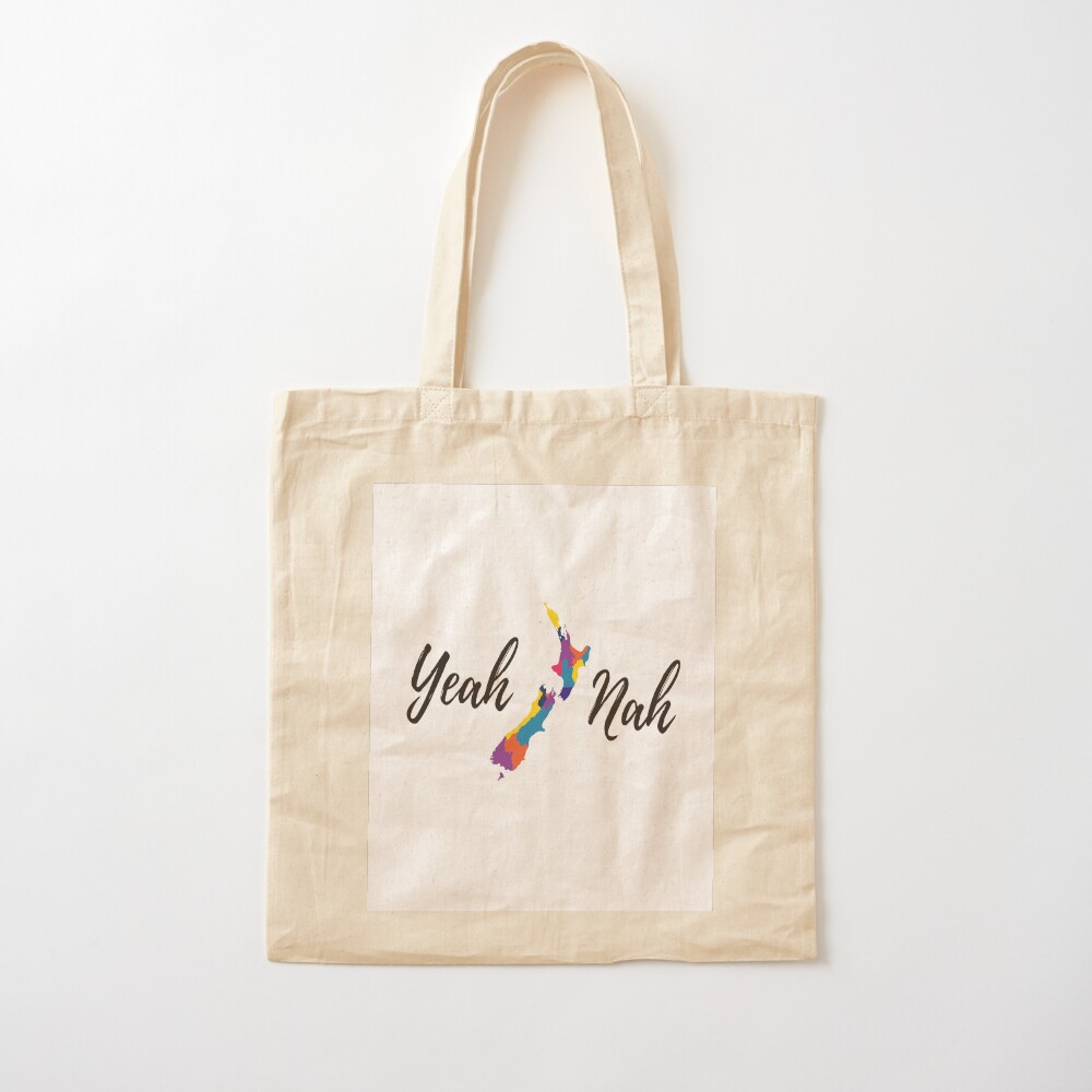 Yeah Nah New Zealand Tote Bag, - Luxury Bags New Zealand reseña y precio