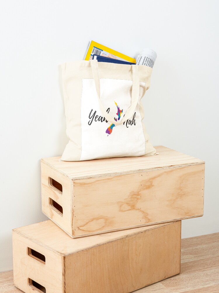Yeah Nah New Zealand Tote Bag, - Luxury Bags New Zealand reseña y precio