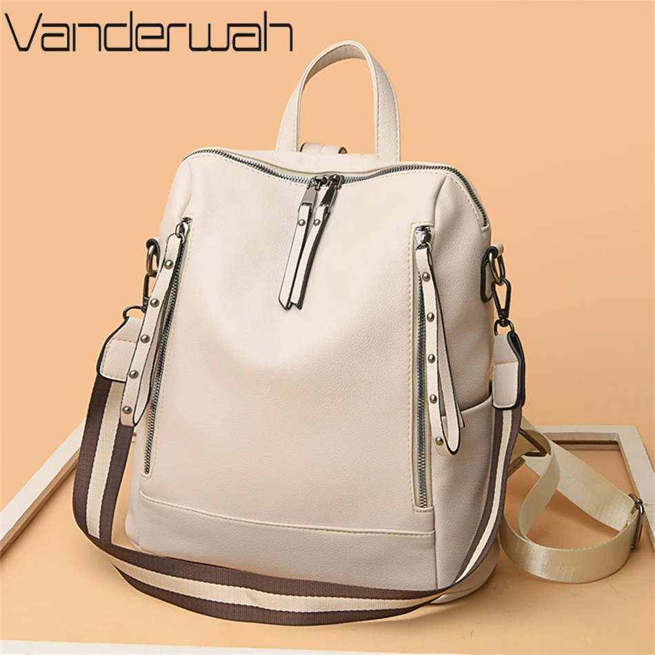 Mochila De cuero suave para es - Discount Luxury Bags reseña y precio