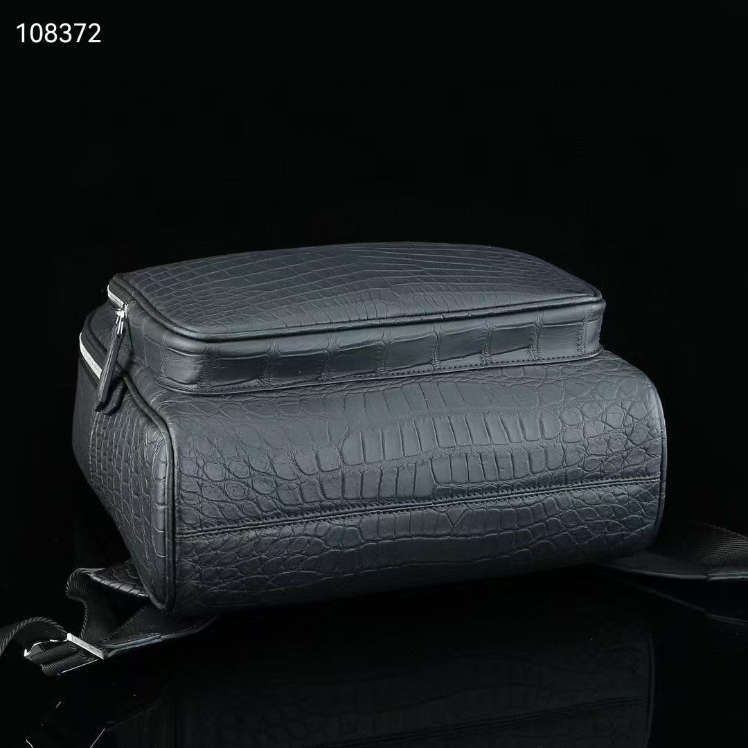 Mochila de piel de cocodrilo a - Luxury Bags Level reseña y precio