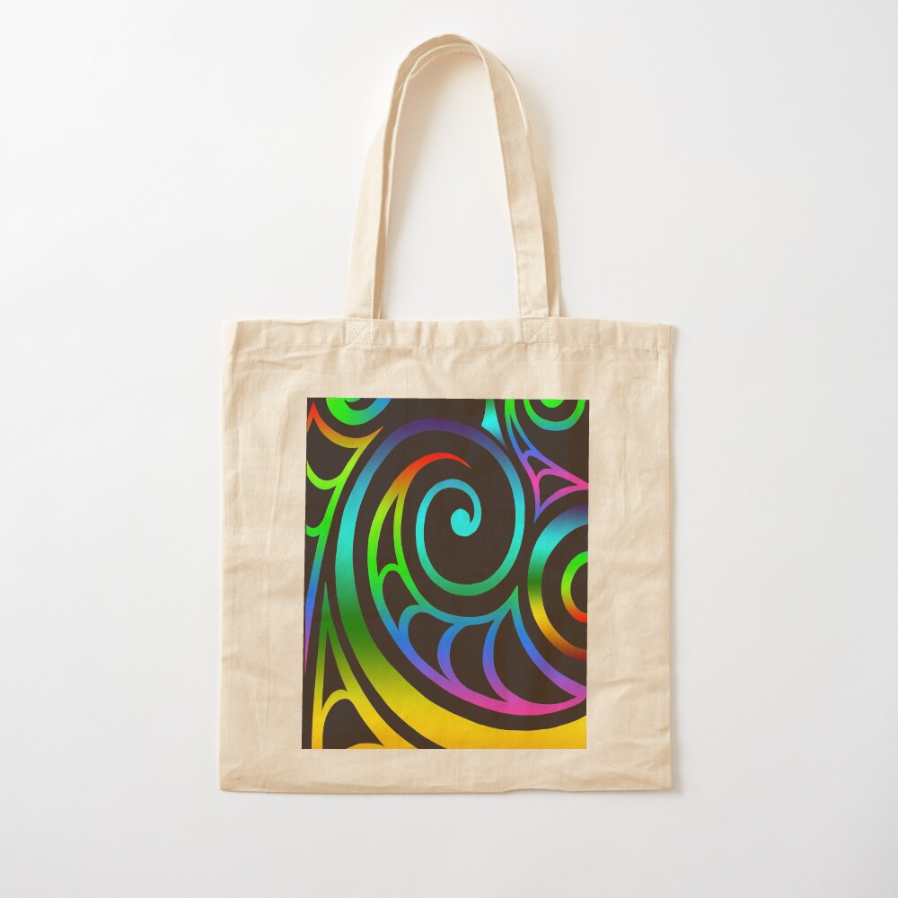 Bolsa de lona colorida con dis - Luxury Bags New Zealand reseña y precio