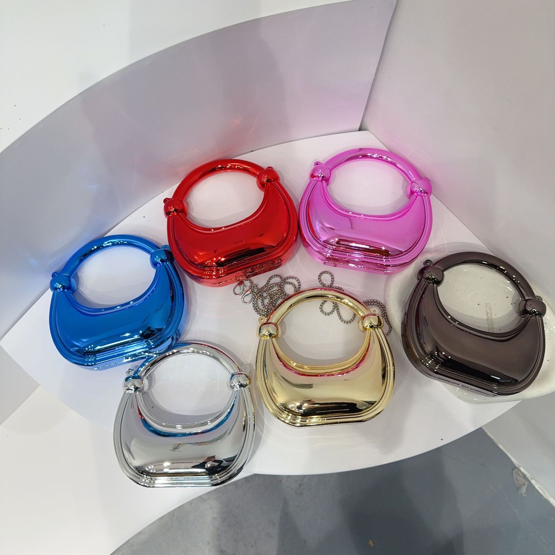Mini bolso de noche dorado, mo - Discount Luxury Bags reseña y precio